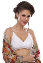Pure cotton wire free white bra for summers 8 CHELVY.COM Best Sellers Lingerie India / Bra / Panty / Nightwear / Pushup Bra / Thong 8