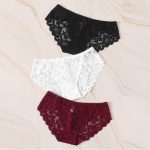 3 pack Lace Flowers hipster Panties 9 CHELVY.COM Hipsters Lingerie India / Bra / Panty / Nightwear / Pushup Bra / Thong 9